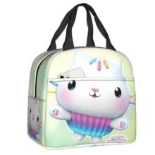 Gabby’s Dollhouse Cakey Cat Kawaii Insulated Waterproof Lunch Bag Gabby's Dollhouse Cakey Cat Kawaii Insulated Waterproof Lunch Bag