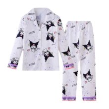2Pcs Kuromi Pattern Kawaii Pajamas 2Pcs Kuromi Pattern Kawaii Pajamas