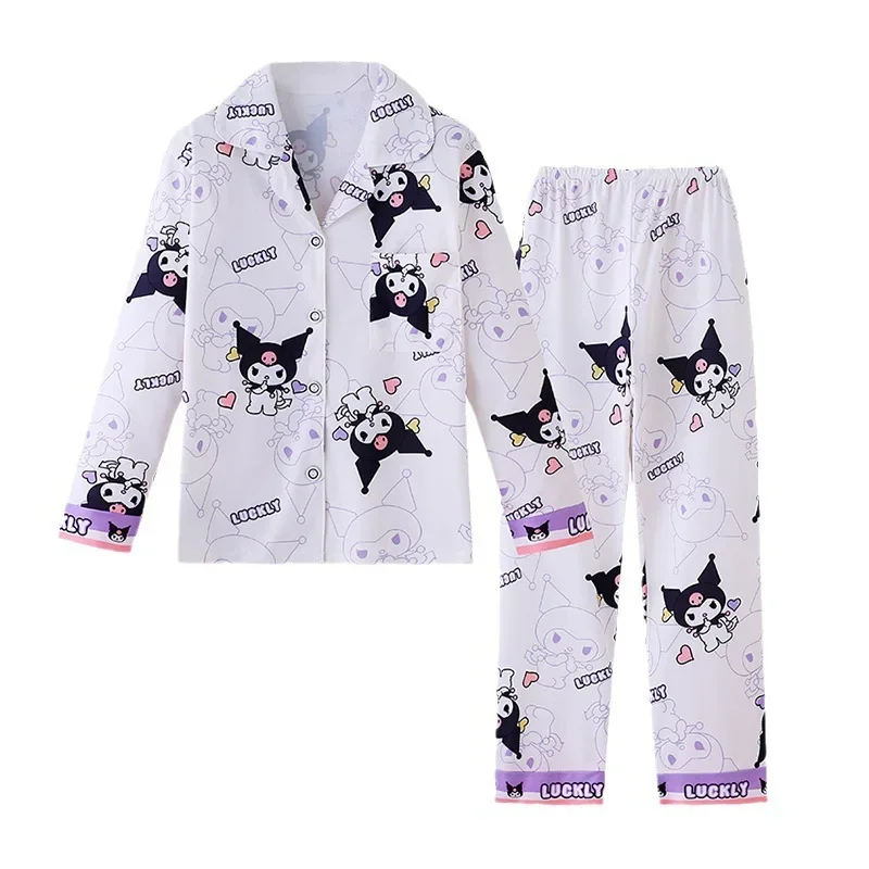 2Pcs Kuromi Pattern Kawaii Pajamas