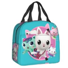 Kawaii Gabby’s Dollhouse Print Waterproof Lunch Bag Kawaii Gabby's Dollhouse Print Waterproof Lunch Bag