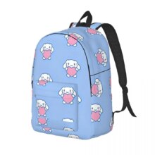 Cute Cinnamon Roll Holding A Heart Backpack Elementary High College School Student Bookbag Men Women Canvas Daypack Outdoor Cute Cinnamon Roll Holding A Heart Backpack Elementary High College School Student Bookbag Men Women Canvas Daypack Outdoor