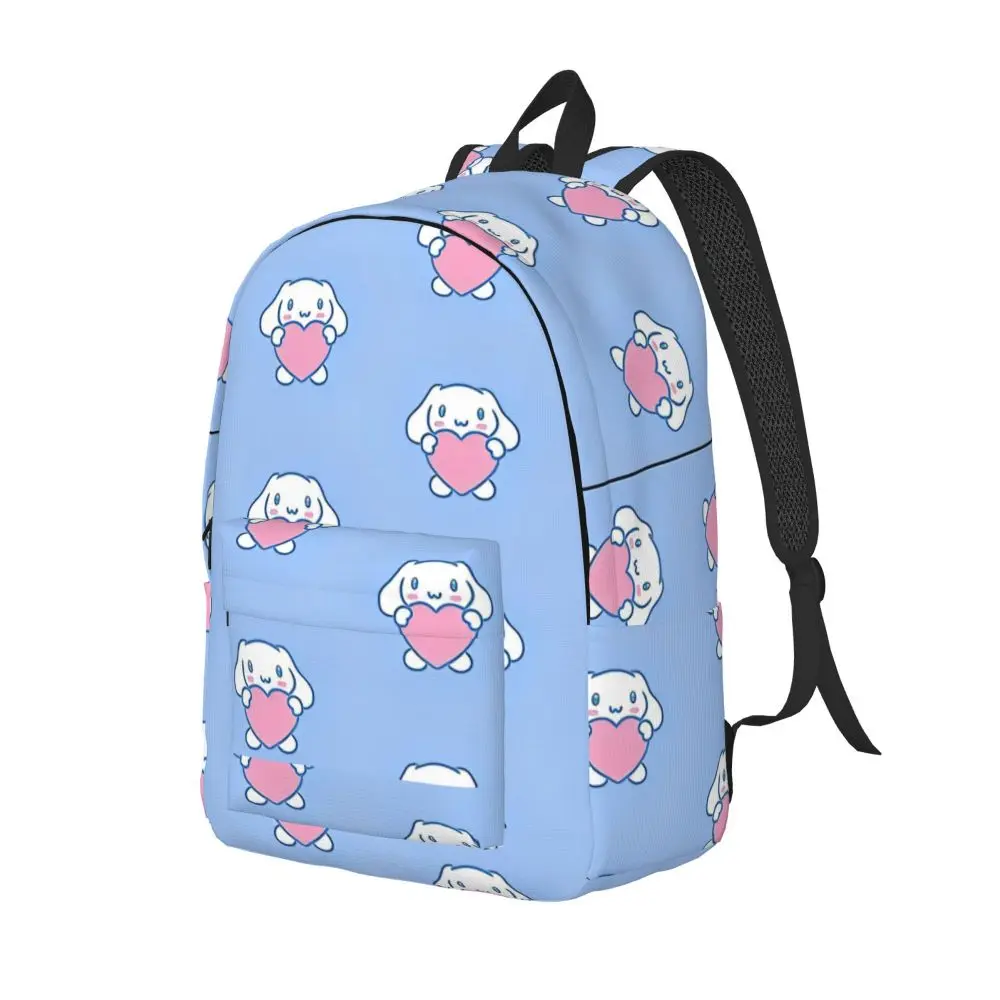 Cinnamonroll Holding Heart Kawaii Blue Backpack 