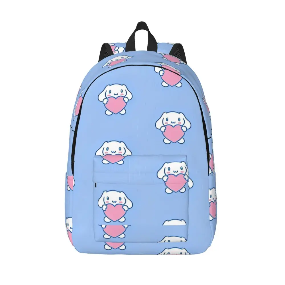 Cinnamonroll Holding Heart Kawaii Blue Backpack 