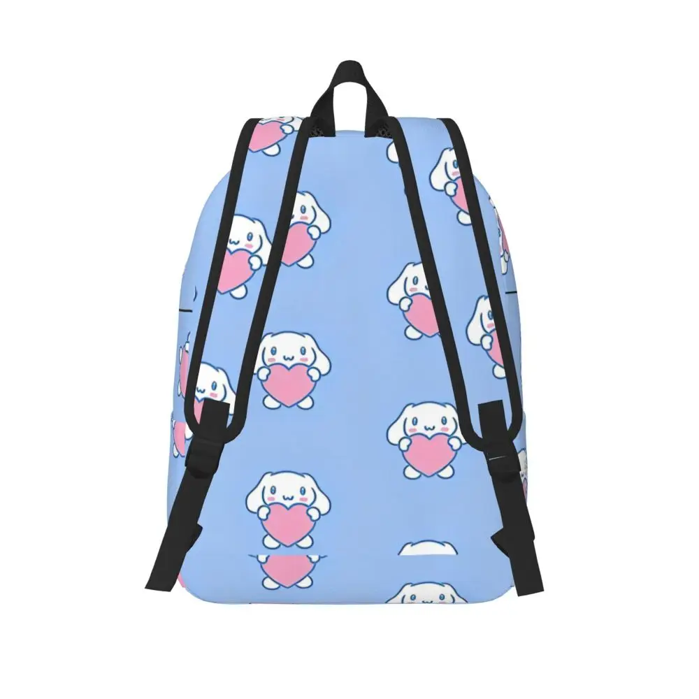 Cinnamonroll Holding Heart Kawaii Blue Backpack 