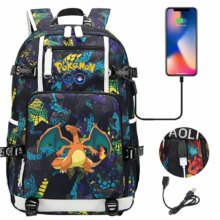 Pokemon GO Charizard Kawaii USB Backpack Pokemon GO Charizard Kawaii USB Backpack