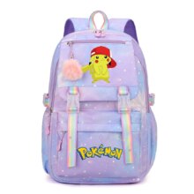 Pokemon Pikachu Kawaii Canvas Backpack Pokemon Pikachu Kawaii Canvas Backpack