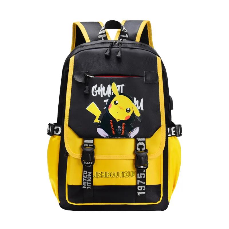Cartoon Pokemon Pikachu Kawaii Backpack Cartoon Pokemon Pikachu Kawaii Backpack
