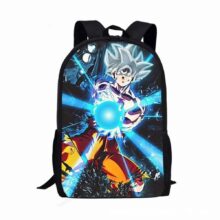 Anime Kawaii Dragon Ball Goku Ultra Instinct Student Backpack Anime Kawaii Dragon Ball Goku Ultra Instinct Student Backpack