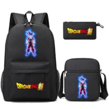 3Pcs/set Dragon Ball Printed Kawaii Backpack 3Pcs/set Dragon Ball Printed Kawaii Backpack