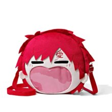 Cute Naruto Gaara Big Mouth Backpack Kawaii Peripheral Doll Large Capacity Storage Crossbody Bag Girls Shopping Versatile Cute Naruto Gaara Big Mouth Backpack Kawaii Peripheral Doll Large Capacity Storage Crossbody Bag Girls Shopping Versatile