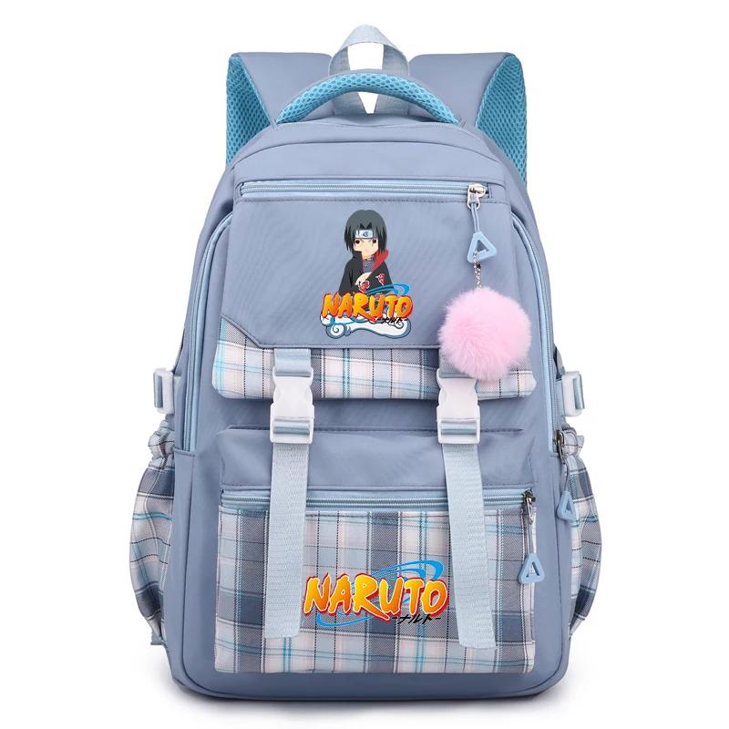 Anime Kawaii Naruto Itachi Uchiha Printed Student Backpack