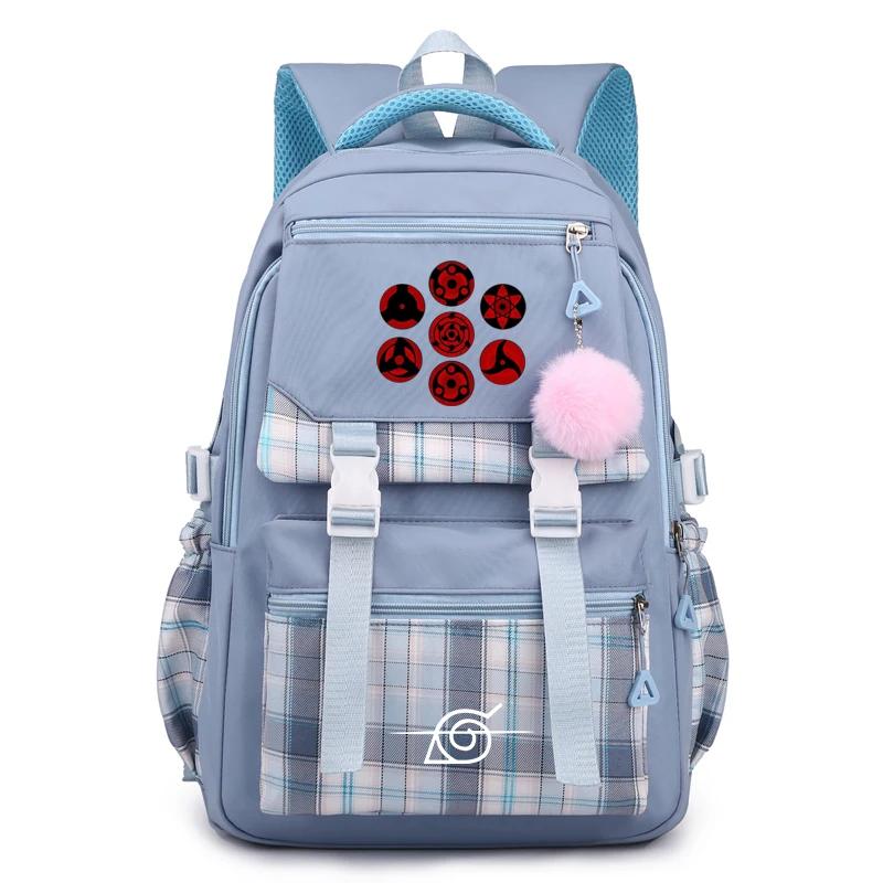 Anime Kawaii Naruto Sharingan Symbols Backpack