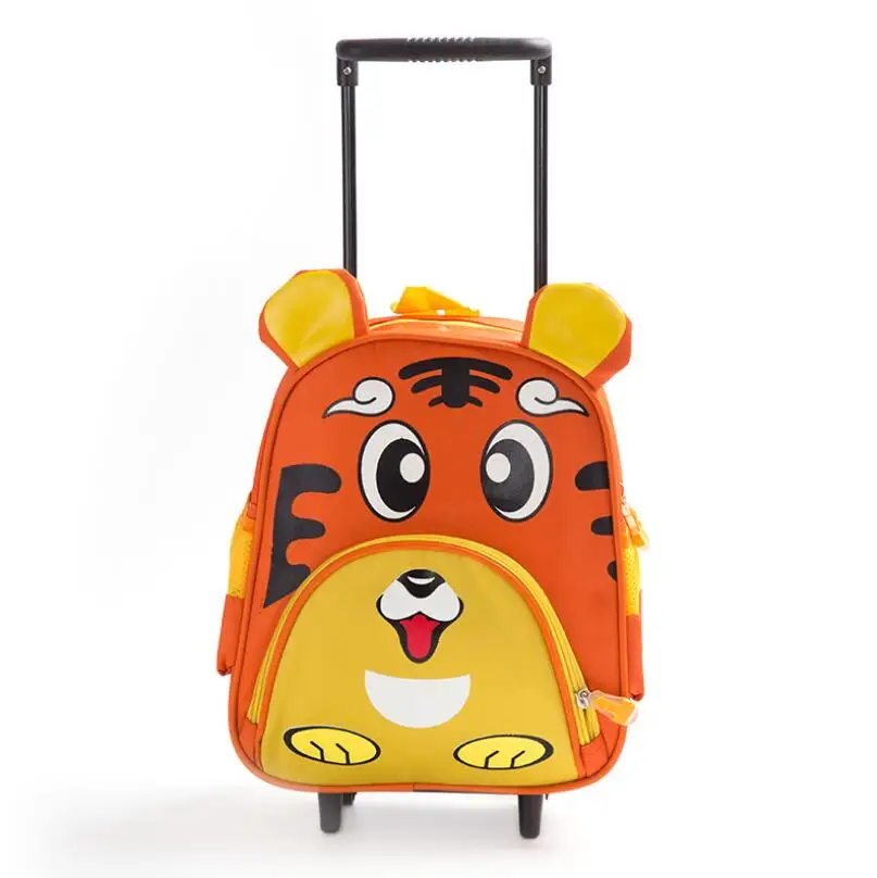 Kawaii Cartoon Tiger Trolley Backpack Kawaii Cartoon Tiger Trolley Backpack
