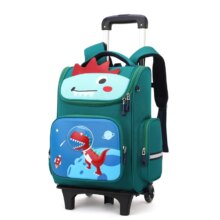 Kawaii Dinosaur Printed Rolling Backpack Kawaii Dinosaur Printed Rolling Backpack