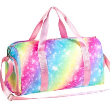 Rainbow Glitter Kawaii Travel Bag Rainbow Glitter Kawaii Travel Bag