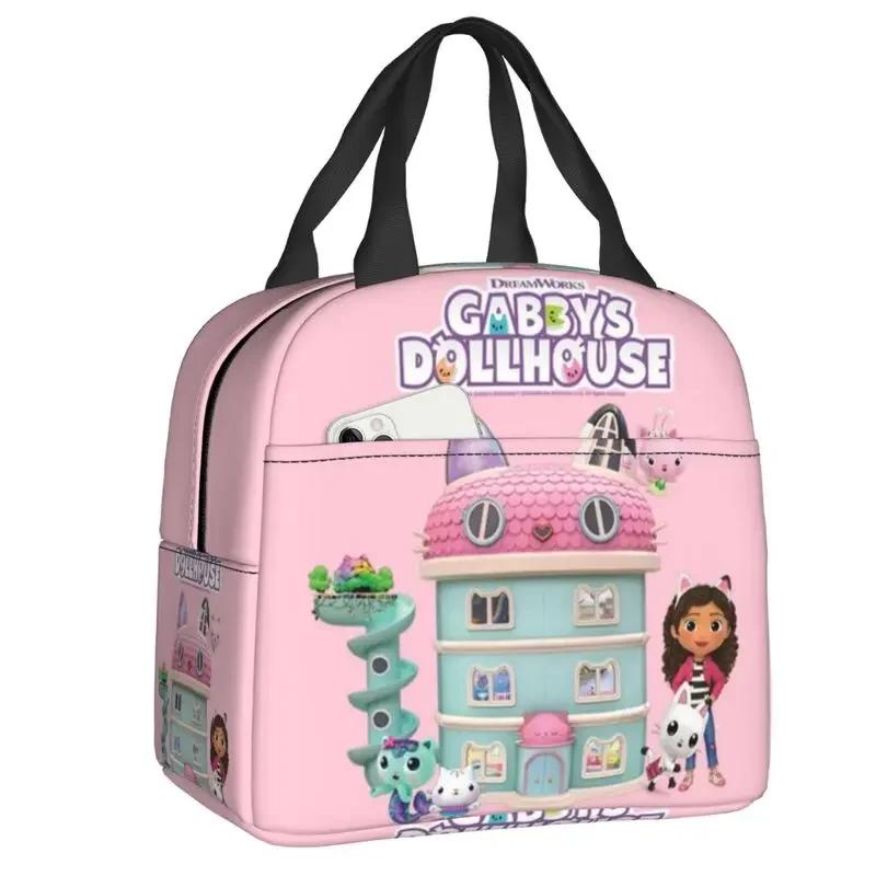 Kawaii Gabby's Dollhouse Insulated Lunch Bag