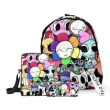 3Pcs/Set Kawaii Cartoon Dandy’s World Character 3D Printed Backpack 3Pcs/Set Kawaii Cartoon Dandy's World Character 3D Printed Backpack