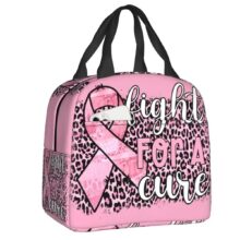 Kawaii Breast Cancer Awareness Fight For A Cure Ribbon Lunch Bag Kawaii Breast Cancer Awareness Fight For A Cure Ribbon Lunch Bag