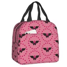Kawaii Breast Cancer Awareness Ribbon Pink Lunch Bag Kawaii Breast Cancer Awareness Ribbon Pink Lunch Bag