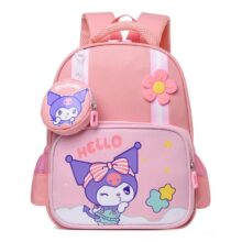 Sanrio Backpack Kuromi Schoolbag Student School Bag Large Capacity Lightweight Fashion Girls Children’s Backpack Birthday Gift Sanrio Backpack Kuromi Schoolbag Student School Bag Large Capacity Lightweight Fashion Girls Children's Backpack Birthday Gift