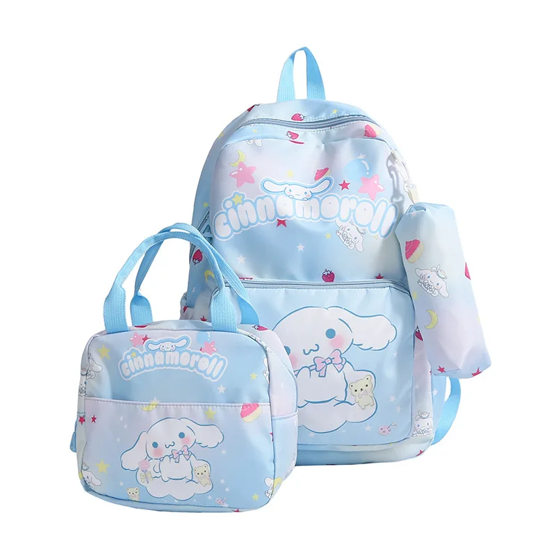 Kawaii Anime Sanrio Cinnamoroll Backpack And Lunch Bag