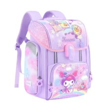 Sanrio Kawaii Anime Kuromi Polyester Backpack Sanrio Kawaii Anime Kuromi Polyester Backpack