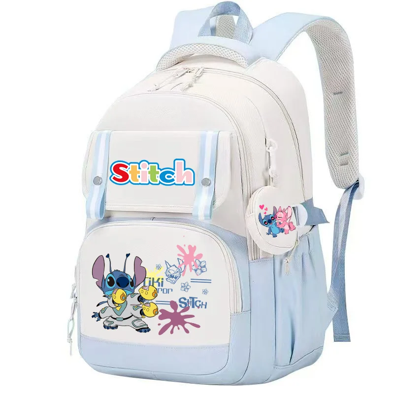 Stitch Kawaii Student School Bag With Coin Purse