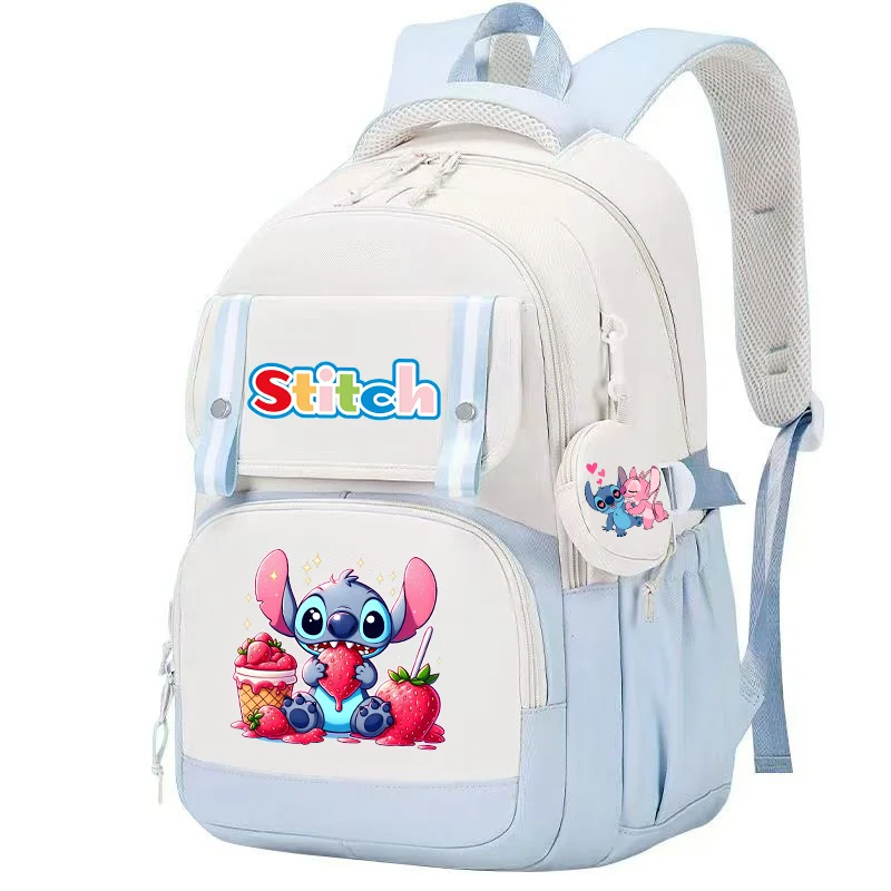 Stitch Kawaii Backpack With Purse
