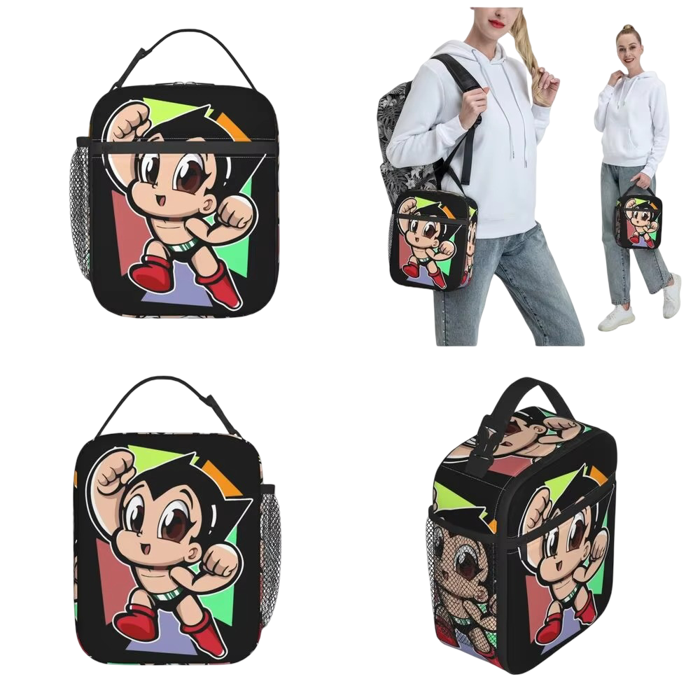 Kawaii Astro Boy Printed Student Lunch Bag