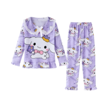 Cartoon Sanrio Kawaii Cinnamoroll Children Pajama Set Cartoon Sanrio Kawaii Cinnamoroll Children Pajama Set