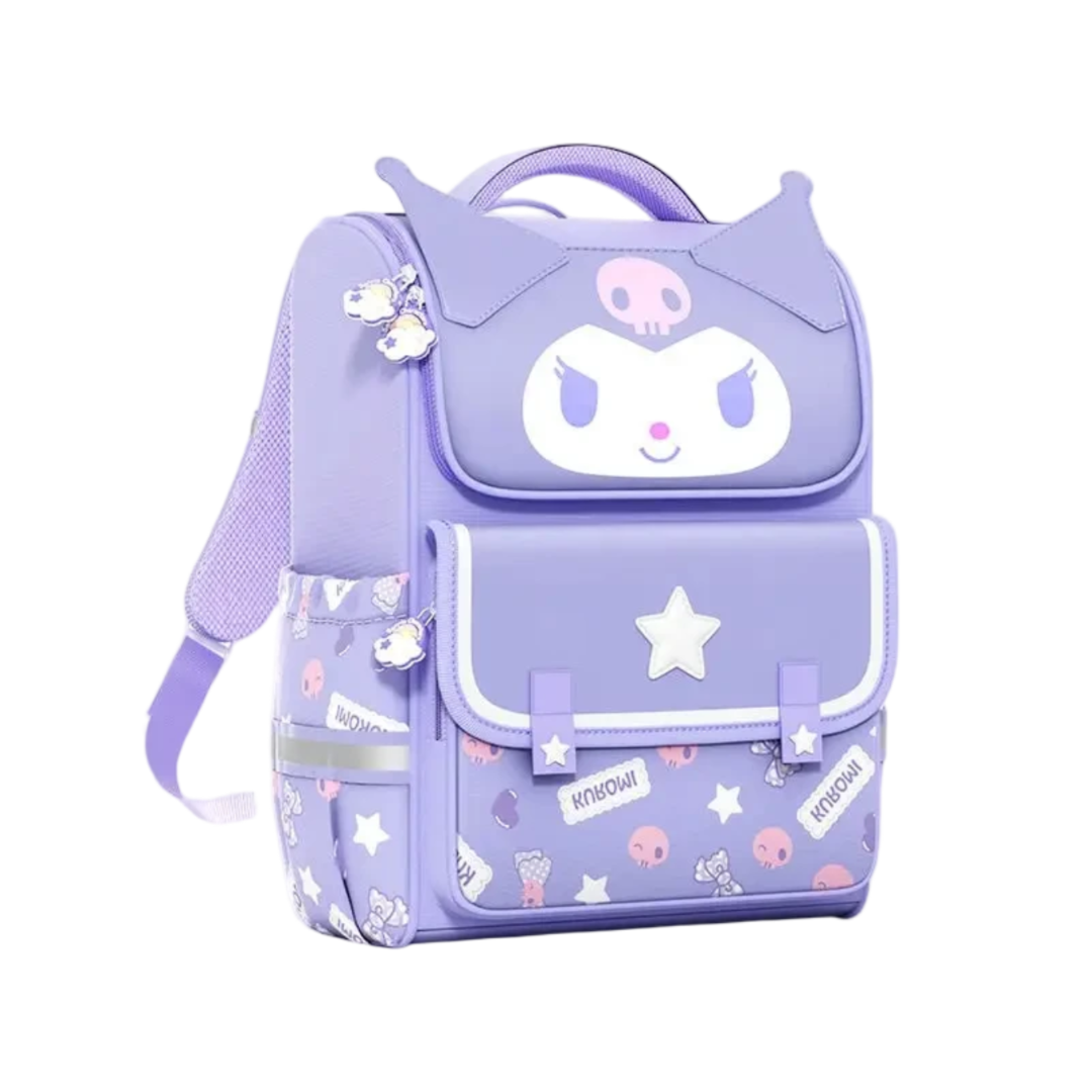 Sanrio Kawaii Cartoon Kuromi Large Capacity School Bag