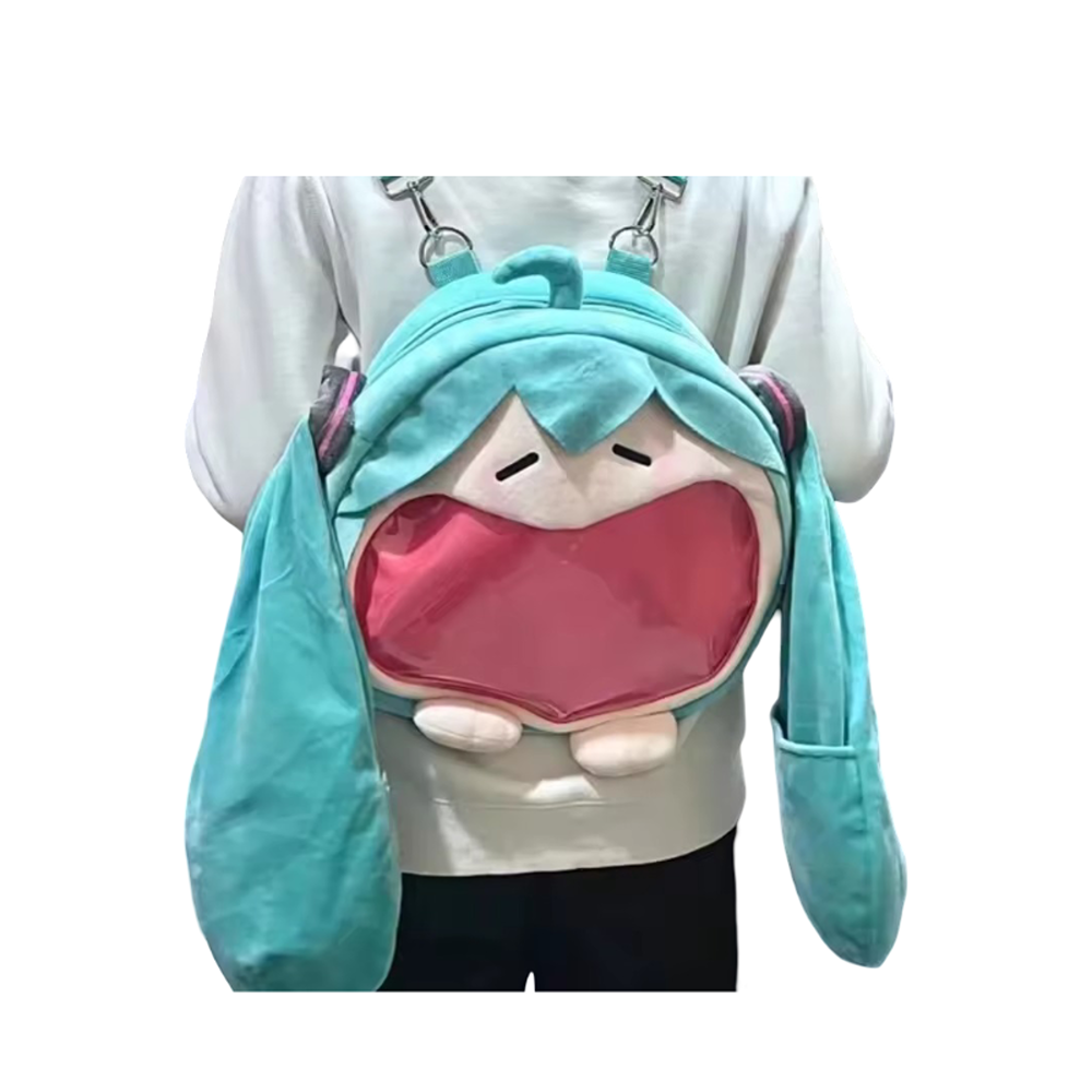 Kawaii Hatsune Miku Plush Backpack