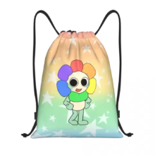 Cartoon Dandy’s World Dandy Kawaii Drawstring Backpack Cartoon Dandy's World Dandy Kawaii Drawstring Backpack