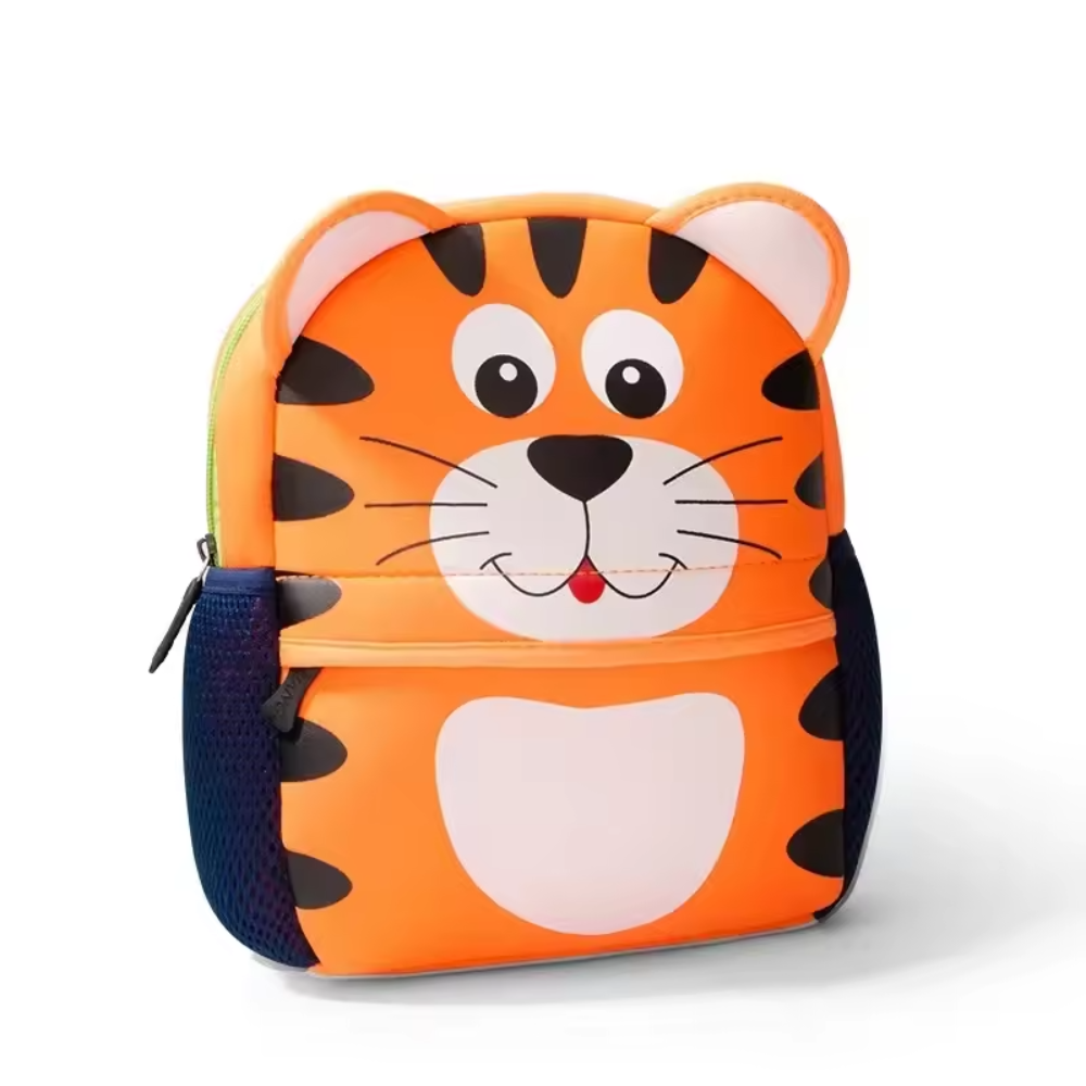 Kawaii Cartoon Animal Tiger 3D Children School Bag