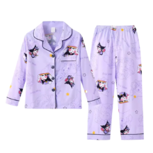 Sanrio Kuromi Kawaii Cartoon Pajama Set Sanrio Kuromi Kawaii Cartoon Pajama Set