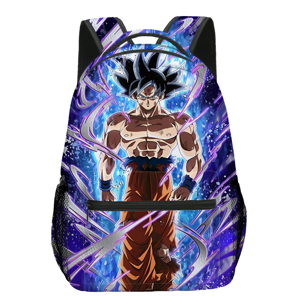 Kawaii Anime Dragon Ball Ultra Instinct Goku Printed Backpack Kawaii Anime Dragon Ball Ultra Instinct Goku Printed Backpack