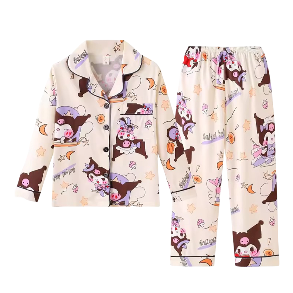 Kuromi Kawaii Cartoon Pajama Set