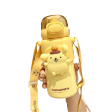 Kawaii Sanrio Cartoon Pompompurin Water Bottle Kawaii Sanrio Cartoon Pompompurin Water Bottle