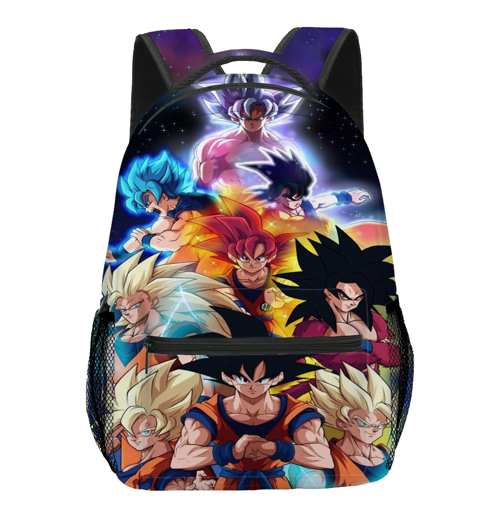 Kawaii Anime Dragon Ball Son Goku Printed Backpack