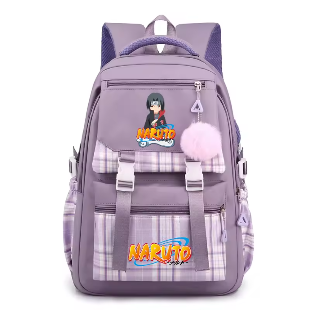 Anime Kawaii Naruto Itachi Uchiha Printed Student Backpack