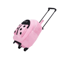 Cartoon Ladybug Kawaii Plush Travel Trolley Cartoon Ladybug Kawaii Plush Travel Trolley