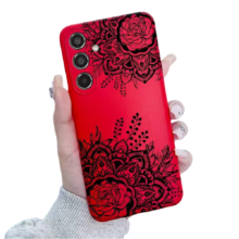 Kawaii Rose Printed Phone Case For Samsung Galaxy Kawaii Rose Printed Phone Case For Samsung Galaxy