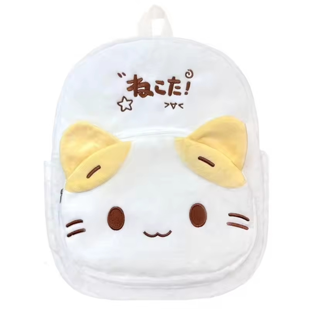 Kawaii Cartoon Hello Kitty Masyumaro Plush Backpack