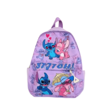 Cartoon Stitch And Angel Kawaii Canvas Backpack Cartoon Stitch And Angel Kawaii Canvas Backpack
