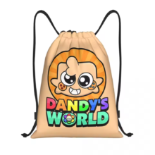 Kawaii Cartoon Dandy’s World Goob Drawstring Backpack Kawaii Cartoon Dandy's World Goob Drawstring Backpack