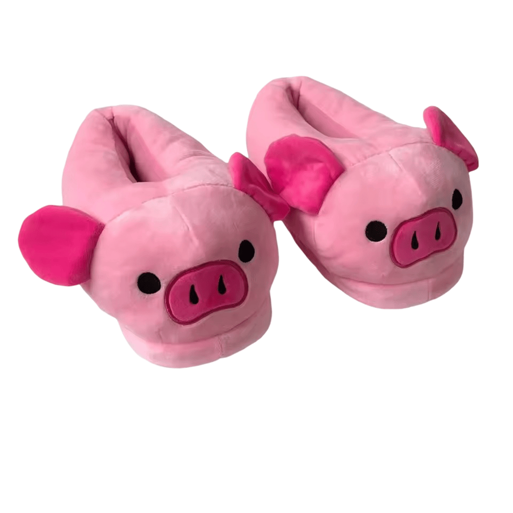 Kawaii Cartoon Pink Pig Shoes