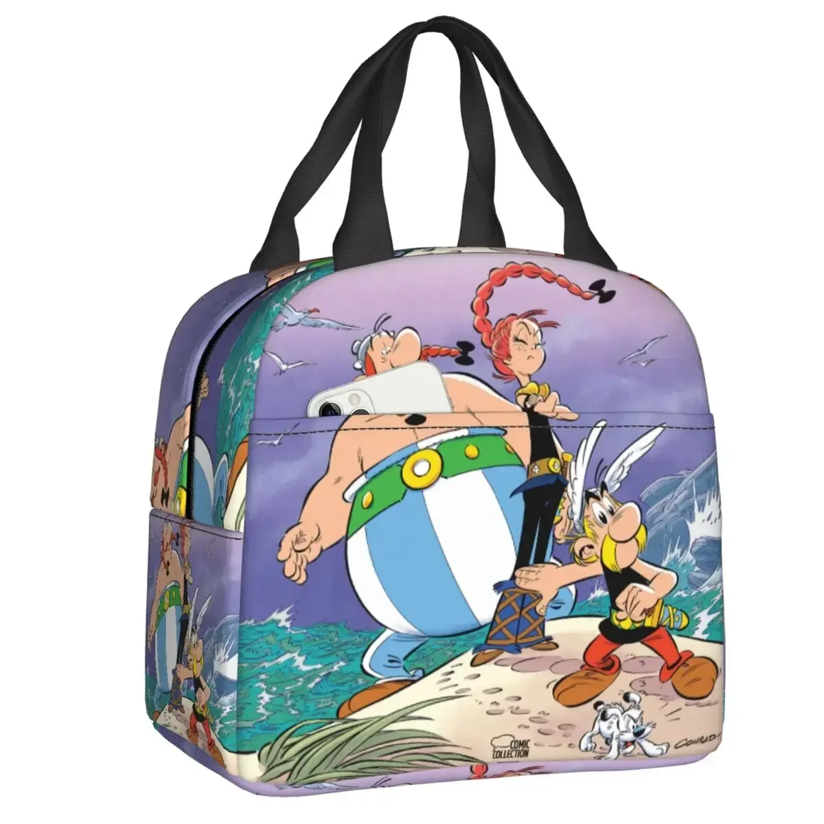 Kawaii Cartoon Asterix Character Lunch Bag