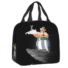Kawaii Cartoon Asterix Obelix And Dogmatix Insulated Lunch Bag Kawaii Cartoon Asterix Obelix And Dogmatix Insulated Lunch Bag