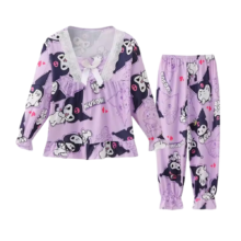 Sanrio Cartoon Kawaii Kuromi Children Pajama Set Sanrio Cartoon Kawaii Kuromi Children Pajama Set