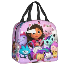 Kawaii Anime Gabby’s Dollhouse Character Insulated Lunch Bag Kawaii Anime Gabby's Dollhouse Character Insulated Lunch Bag